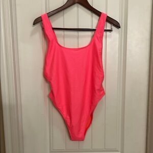 NWT Aerie Vibrant orange coral L swimsuit